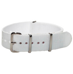 Hvid Nylon Strap/Urrem