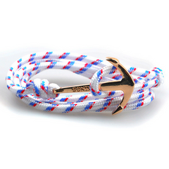 Vikings Anchor Bracelet White