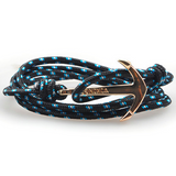 Vikings Anchor Bracelet Black