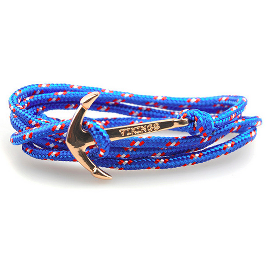 Vikings Anchor Bracelet Blue