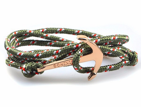 Vikings Anchor Bracelet Navy